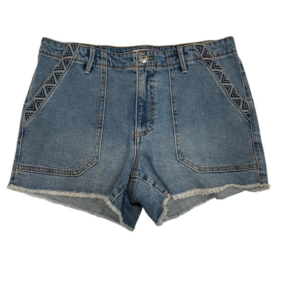 Knox Rose Pants - Knox Rose High Waisted Denim Shorts Size 12